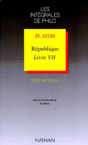 La Republique, livre VII