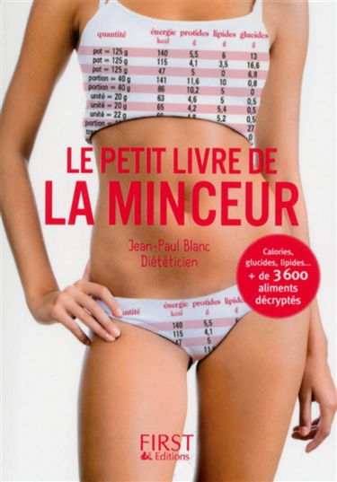 Le petit livre de la minceur : les calories des aliments du quotidien