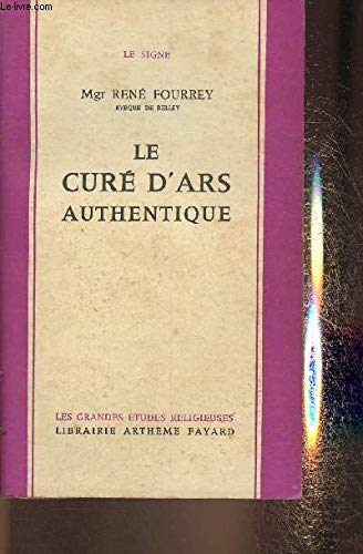 Couverture de Le cure d'ars authentique.