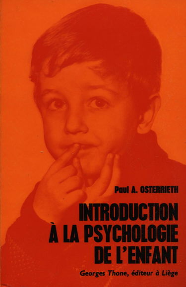 Introduction à la psychologie de l'enfant
