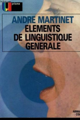 Elements de linguistique generale