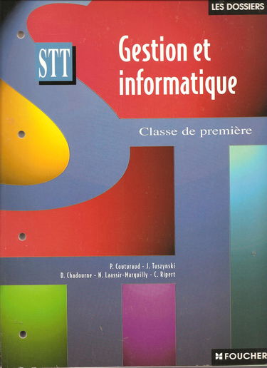 Gestion et informatique, première STT