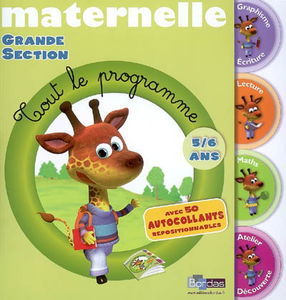 Maternelle, grande section : 5-6 ans
