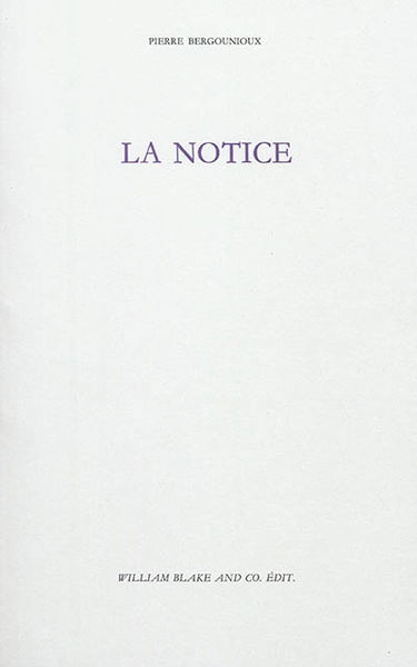 La notice