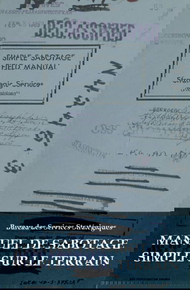 Manuel de sabotage simple sur le terrain