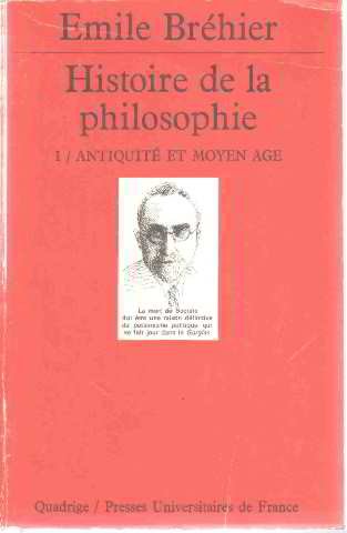 Couverture de Histoire de la philosophie t.1