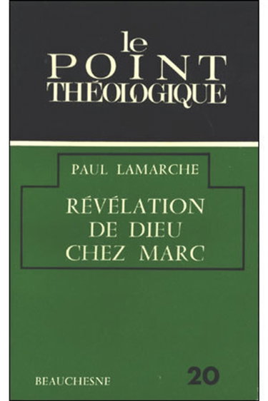 Couverture de Révélation de Dieu chez Marc