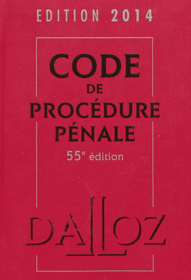 Code de procédure pénale 2014