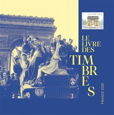 Couverture de Le livre des timbres : France 2025