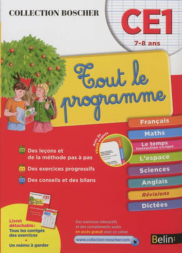 Tout le programme : CE1, 7-8 ans