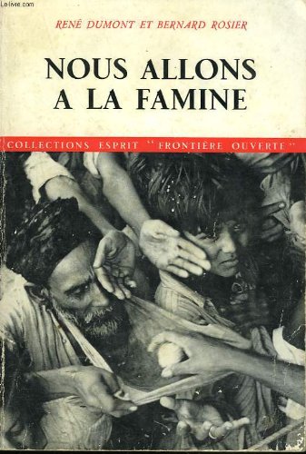 Couverture de Nous allons a la famine