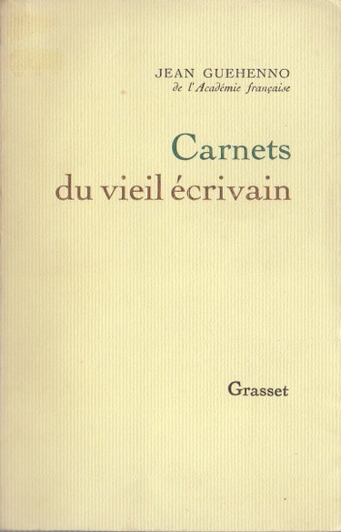 Couverture de Carnets du vieil écrivain