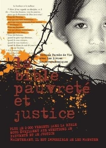 Couverture de Bible pauvreté et justice: Parole de vie, avec les deutérocanoniques par Collectif