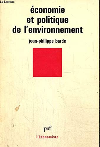 Economie et politique de l'environnement
