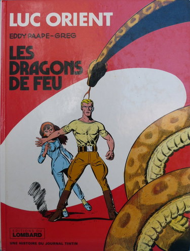 Couverture de Luc Orient, n° 1 : Les dragons de feu par Greg