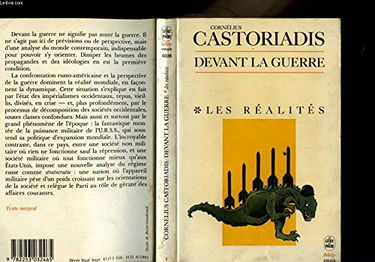Devant la guerre. Vol. 1. Les réalités
