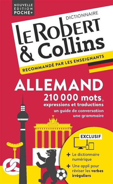 Couverture de Le Robert & Collins allemand poche + : français-allemand, allemand-français