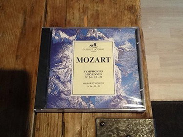 Couverture de mozart symphonies moyennes no. 24-25-29 par Capella Istropolitana