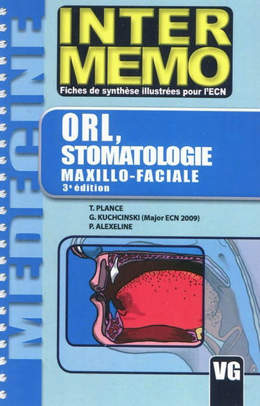 Couverture de ORL, stomatologie, chirurgie maxillo-faciale : fiches de synthèse illustrées pour l'ECN