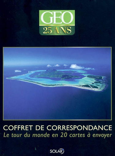 Coffret correspondance 25 ans Géo