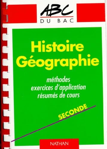 Histoire-géographie, seconde