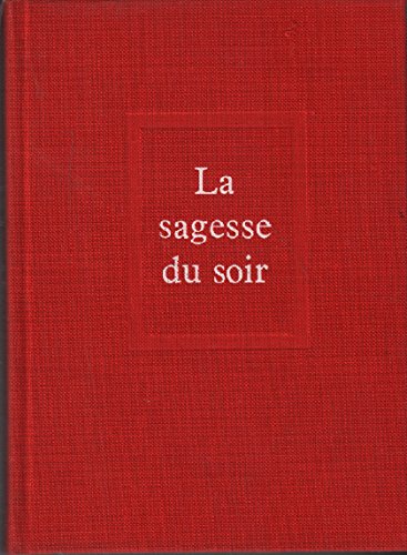 Couverture de La sagesse du soir