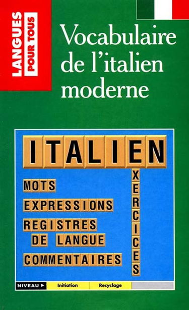 Vocabulaire de l'italien moderne