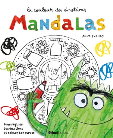 Couverture de Mandalas avec le monstre des couleurs