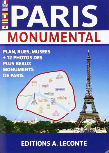 Couverture de Plan de ville : Paris monumental
