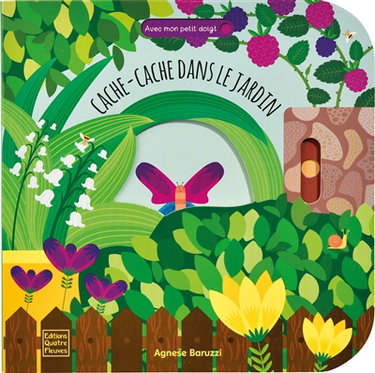 Couverture de Cache-cache dans le jardin