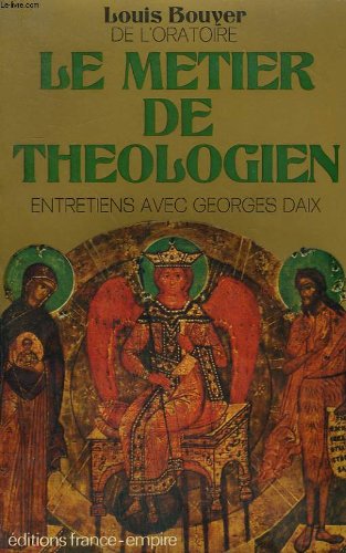 Couverture de LE METIER DE THEOLOGIEN.