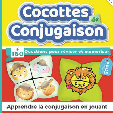Cocottes de conjugaison : +160 questions pour réviser et mémoriser | CP, CE1, CE2, CM1 | Apprendre la conjugaison en jouant