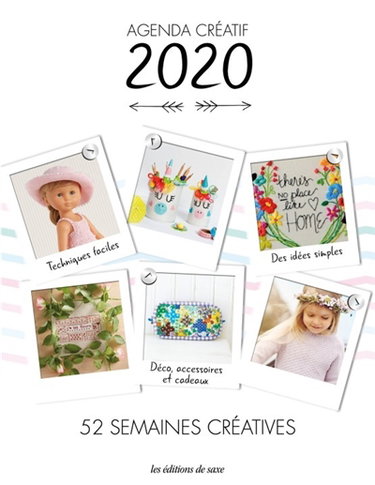 Agenda créatif 2020 : 52 semaines ré-créatives