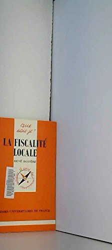 La fiscalité locale