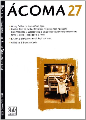 Couverture de Ácoma. Rivista internazionale di studi nordamericani (Vol. 27)