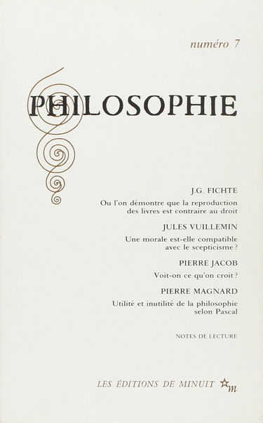 Philosophie, numéro 7