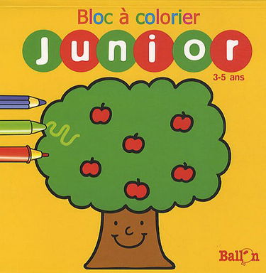 Bloc à colorier junior: 3-5 ans