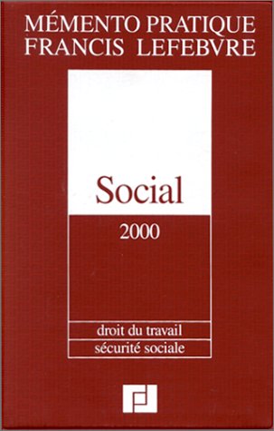 Social 2000. Droit du travail, sécurité sociale