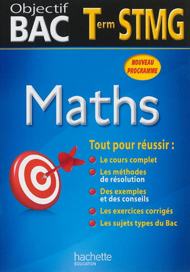 Maths terminale STMG : nouveau programme