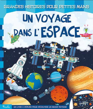 Couverture de Un voyage dans l'espace par Federica Iossa