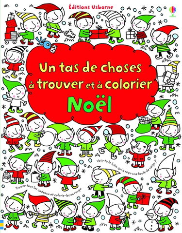 Un tas de choses à trouver et à colorier : Noël