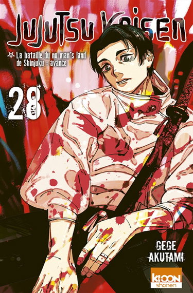 Couverture de Jujutsu kaisen. Vol. 28. La bataille du no man's land de Shinjuku : avance