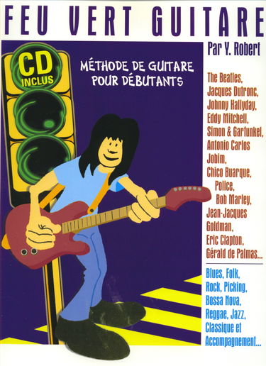 Feu vert guitare - méthode pour débutants (tab) + 1 CD