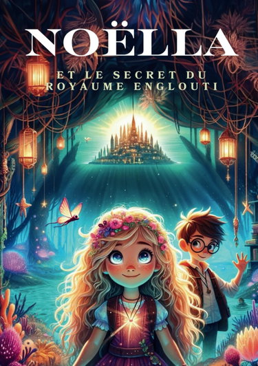 Couverture de NOËLLA et le SECRET du ROYAUME ENGLOUTI: Les Aventures Magiques d'une Jeune Exploratrice