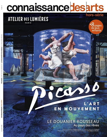Couverture de Picasso, l'art en mouvement ; Le Douanier Rousseau, au pays des rêves : Atelier des lumières, Paris