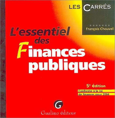 L'essentiel des finances publiques