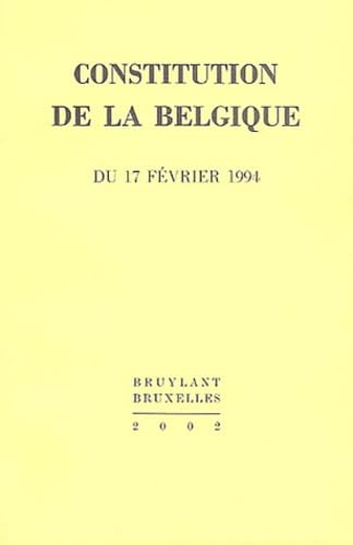 Constitution de la Belgique du 17 février 1994