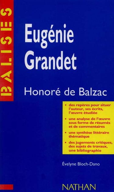 Eugénie Grandet, Honoré de Balzac