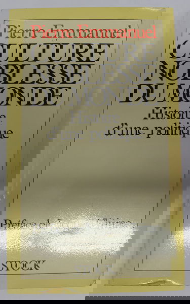 Culture, noblesse du monde : histoire d'une politique