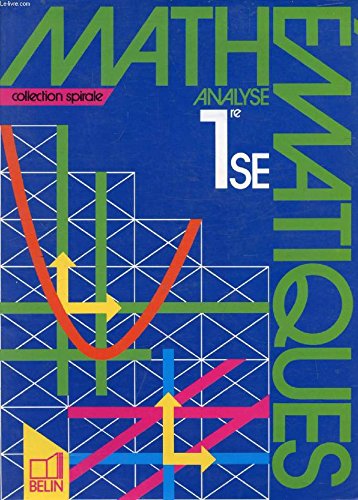 Mathématiques 1re SE : analyse